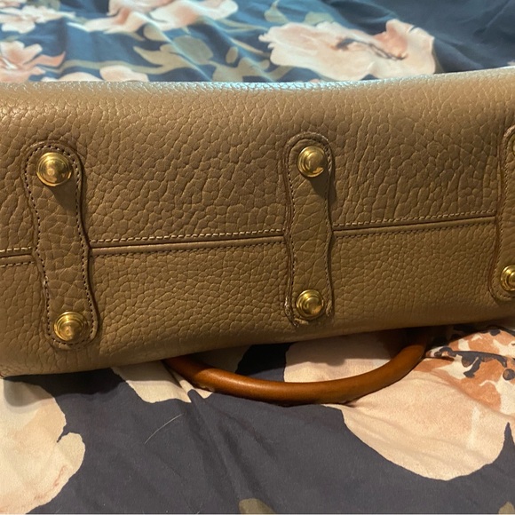 Dooney & Bourke Tan and Brown Satchel - Picture 3 of 5